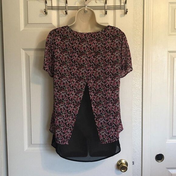 MICHAEL Michael Kors Layered Floral Multi-Color Top Size Small NWT - Picture 6 of 10